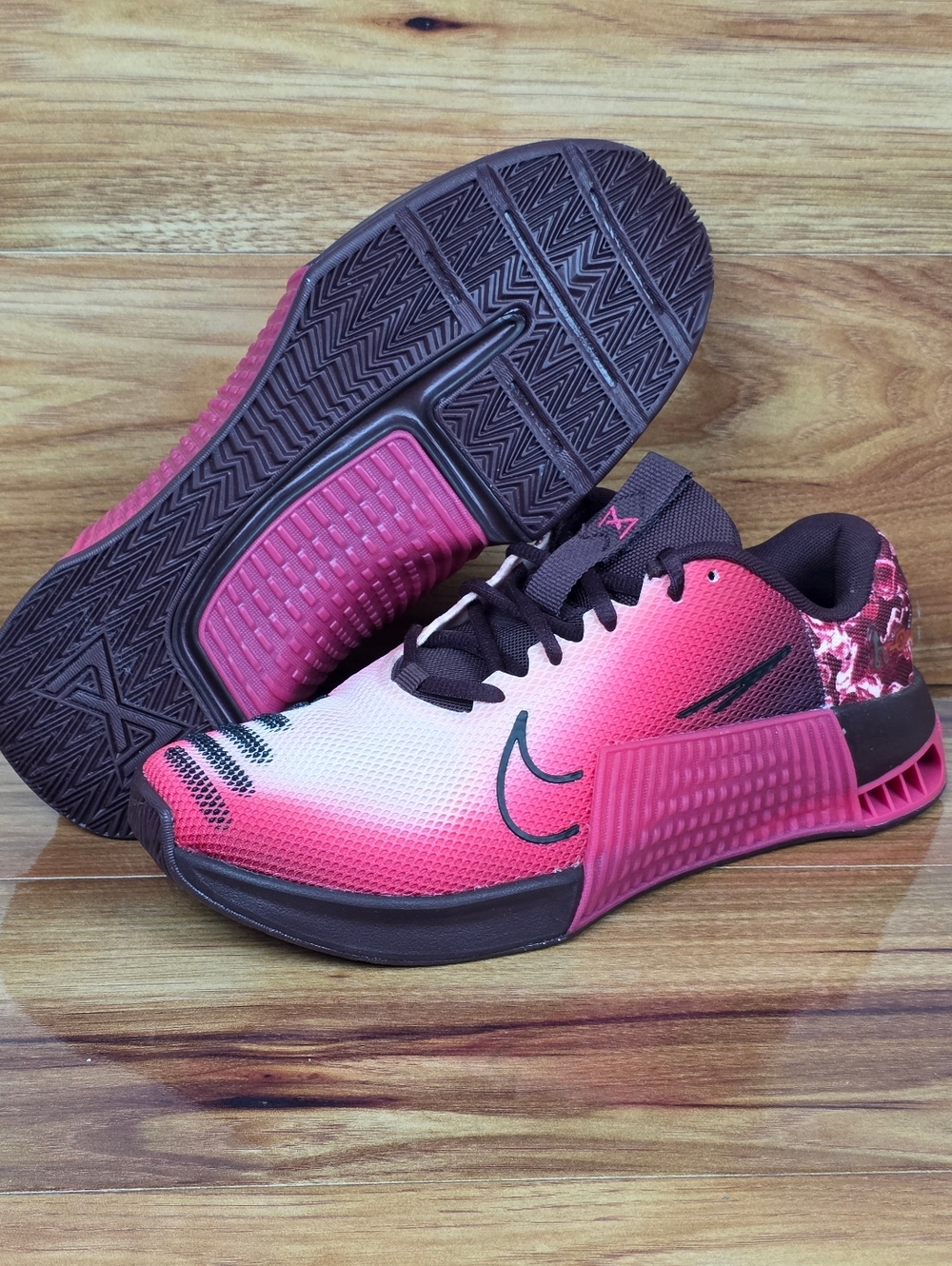 Nike Metcon 9 AMP Gym Training Shoes Burgundy Crush DZ2539-600 Women's Size 9